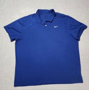 Nike Mens Dri Fit Golf Polo Navy Blue
